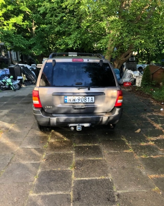 Jeep Grand Cherokee cena 24000 przebieg: 219200, rok produkcji 2001 z Warszawa małe 16